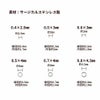 丸カン各サイズ紹介