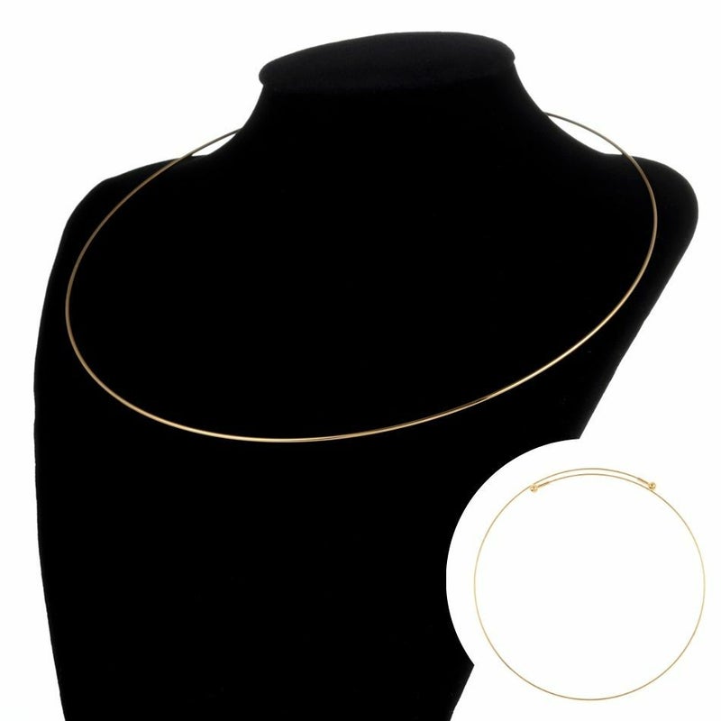  玉付き チョーカー [ ゴールド 金 ] 