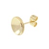 お椀皿 10mm ピアス ［ ゴールド 金 ］