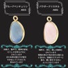 天然石 ペンダント トップ 多面カット 14×10mm ブルーアベンチュリン パウダークリスタル 詳細