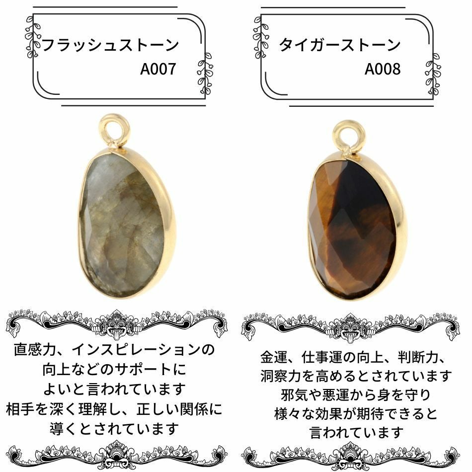 1個 ］ 天然石 ペンダント トップ 多面カット 14×10mm グリーン