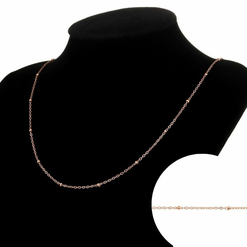 デザイン A チェーン * 1.2mm * ［ ★ピンクゴールド 金 ］