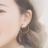 カン無し フープイヤリング * 30mm * イメージ