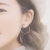 カン無し フープイヤリング * 30mm * イメージ