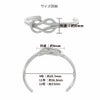 シルバー リング  S925 2.  結び  ［ 銀 シルバー ］サイズ詳細