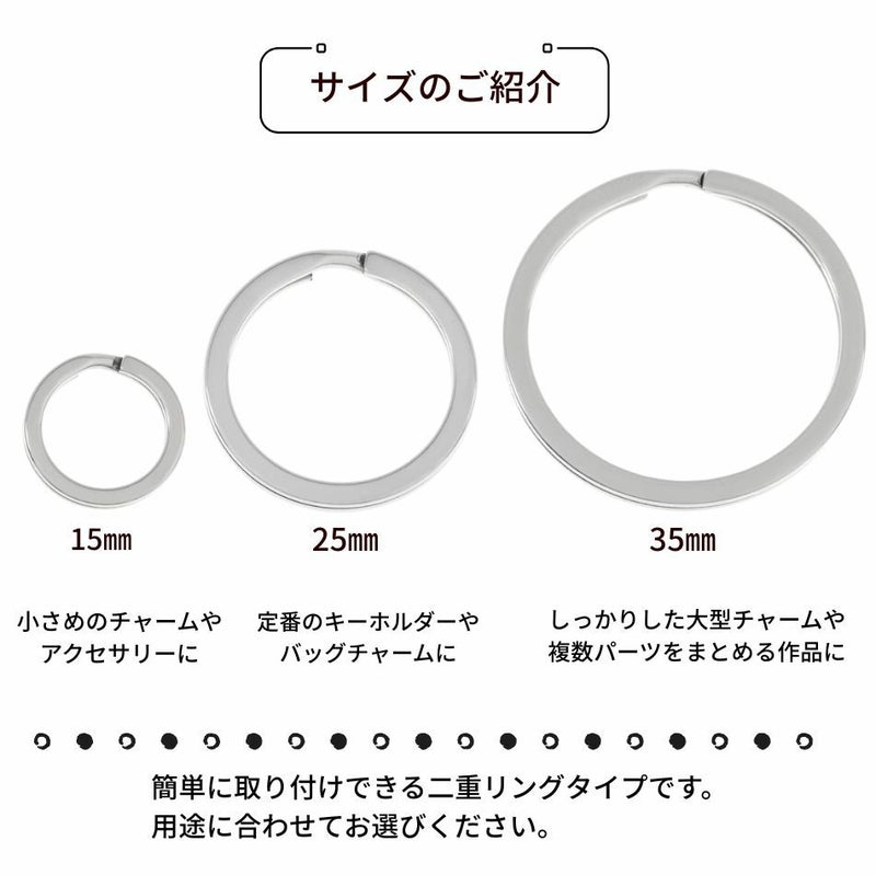 キーリングサイズ紹介