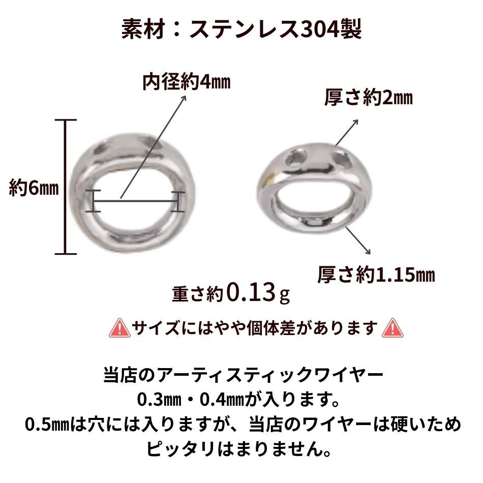 ワイヤープロテクター 6mm  サイズ詳細